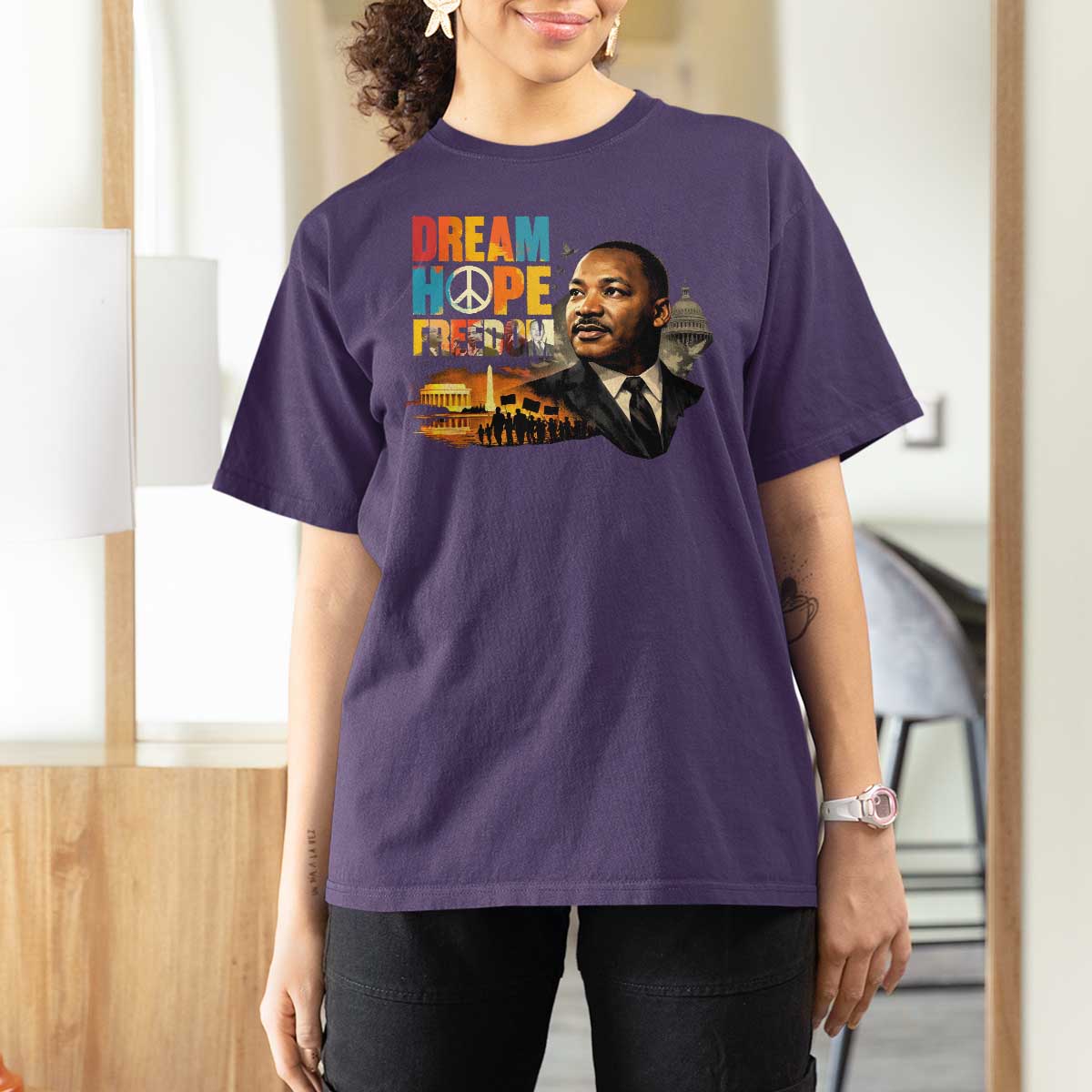 Black History Month Martin Luther King Day T Shirt For Women Martin Luther King Sweatshirt, Black History Sweatshirt, I Have A Dream Sweatshirt, MLK Sweatshirt, Human Rights Sweatshirt, BLM Sweatshirt