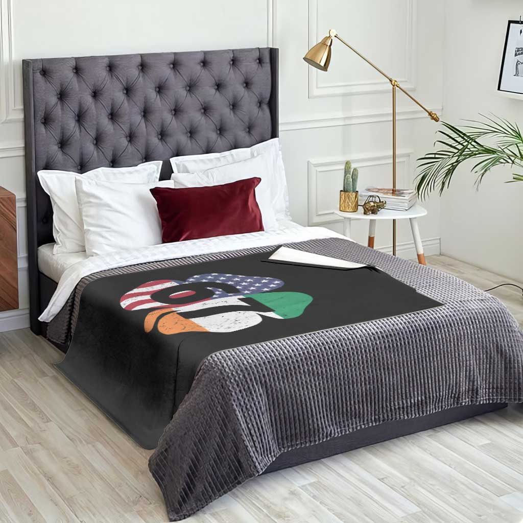 Six Seven 6 7 St Patricks Day Throw Blanket 67 Meme Irish American Ireland Flag Lucky Shamrocks