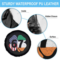 Six Seven 6 7 St Patricks Day Spare Tire Cover 67 Meme Irish American Ireland Flag Lucky Shamrocks