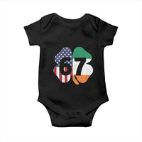 Six Seven 6 7 St Patricks Day Baby Onesie 67 Meme Irish American Ireland Flag Lucky Shamrocks