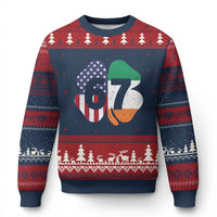 Six Seven 6 7 St Patricks Day Ugly Christmas Sweater 67 Meme Irish American Ireland Flag Lucky Shamrocks