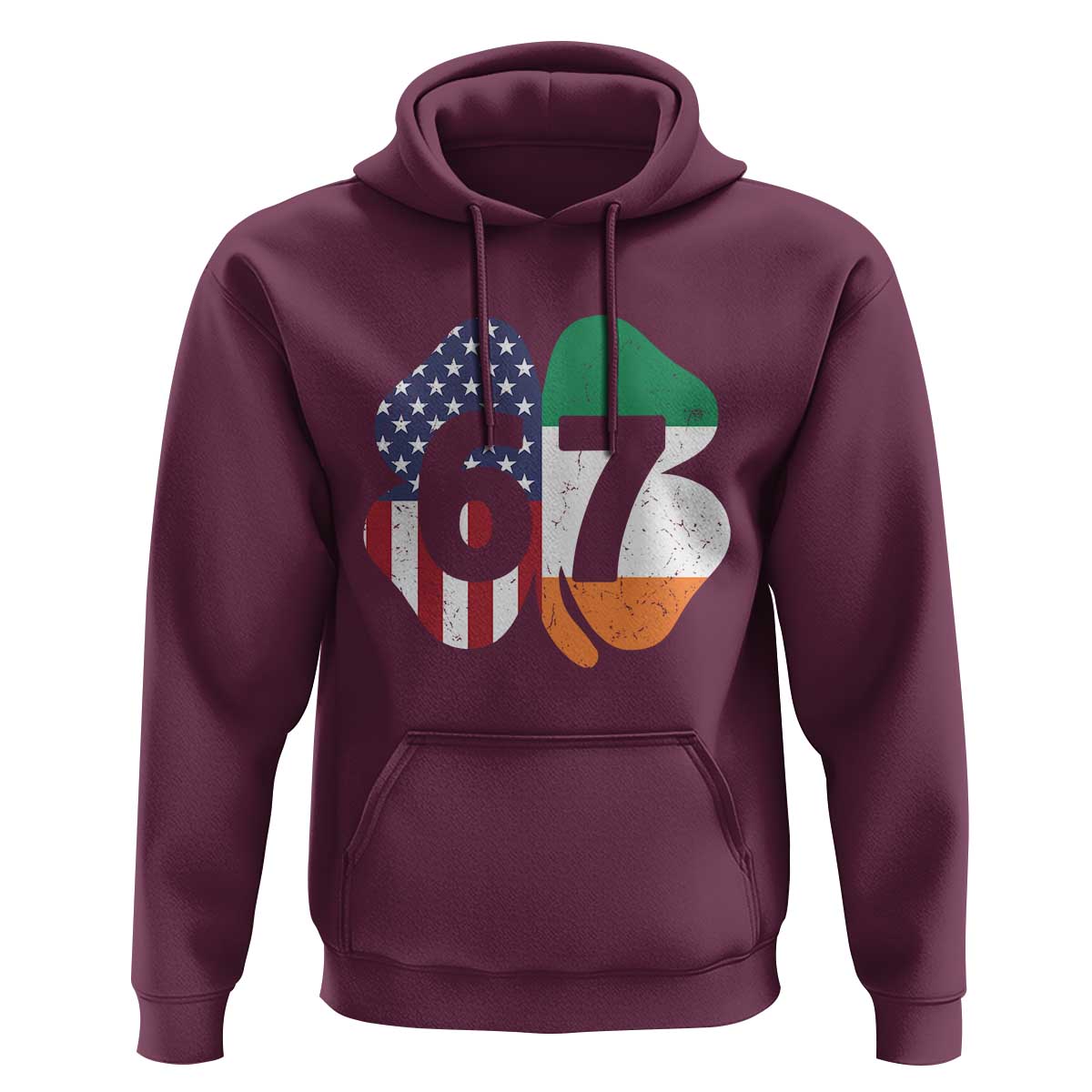 Six Seven 6 7 St Patricks Day Hoodie 67 Meme Irish American Ireland Flag Lucky Shamrocks
