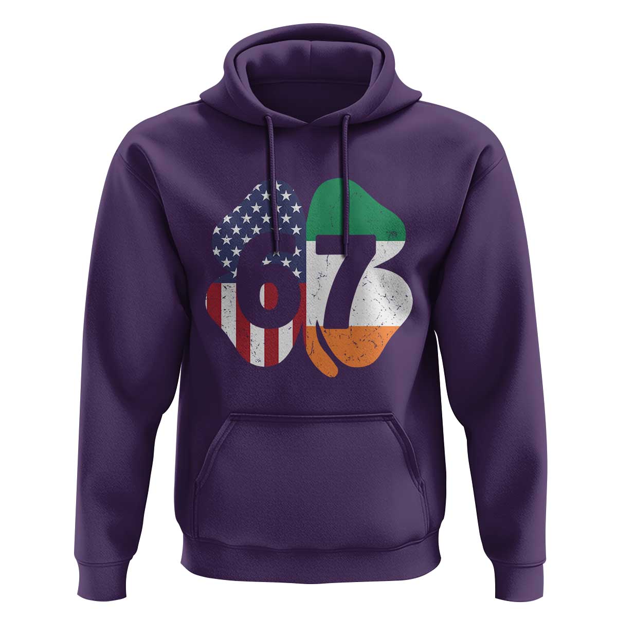 Six Seven 6 7 St Patricks Day Hoodie 67 Meme Irish American Ireland Flag Lucky Shamrocks