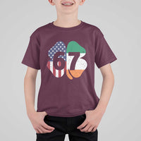 Six Seven 6 7 St Patricks Day T Shirt For Kid 67 Meme Irish American Ireland Flag Lucky Shamrocks