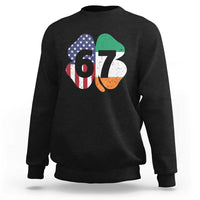 Six Seven 6 7 St Patricks Day Sweatshirt 67 Meme Irish American Ireland Flag Lucky Shamrocks