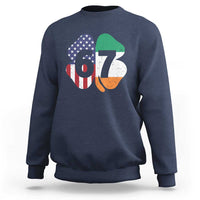 Six Seven 6 7 St Patricks Day Sweatshirt 67 Meme Irish American Ireland Flag Lucky Shamrocks