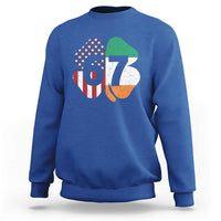 Six Seven 6 7 St Patricks Day Sweatshirt 67 Meme Irish American Ireland Flag Lucky Shamrocks