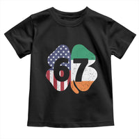 Six Seven 6 7 St Patricks Day Toddler T Shirt 67 Meme Irish American Ireland Flag Lucky Shamrocks