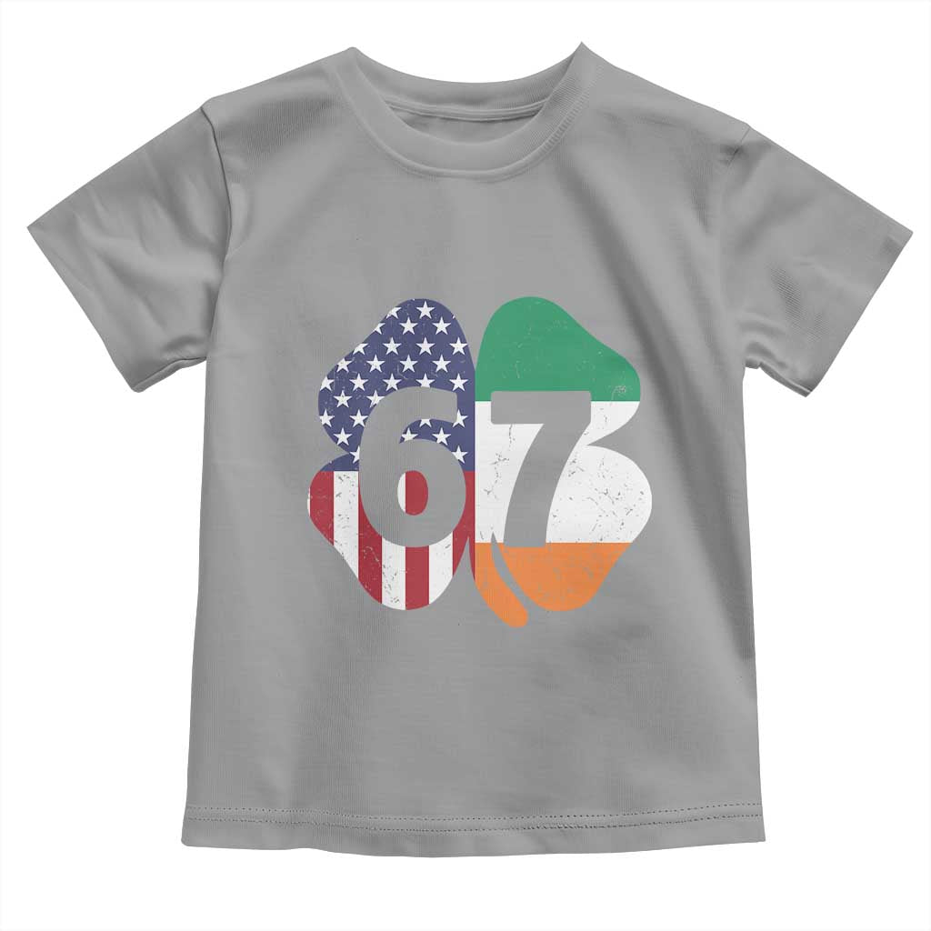 Six Seven 6 7 St Patricks Day Toddler T Shirt 67 Meme Irish American Ireland Flag Lucky Shamrocks