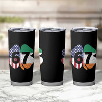 Six Seven 6 7 St Patricks Day Tumbler Cup 67 Meme Irish American Ireland Flag Lucky Shamrocks