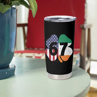 Six Seven 6 7 St Patricks Day Tumbler Cup 67 Meme Irish American Ireland Flag Lucky Shamrocks