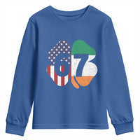 Six Seven 6 7 St Patricks Day Youth Sweatshirt 67 Meme Irish American Ireland Flag Lucky Shamrocks
