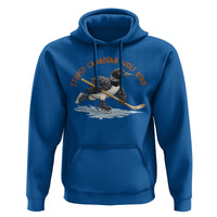 Stupid Canadian Wolf Bird Hoodie Funny Romance Hockey Fan LGBTQ+