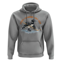 Stupid Canadian Wolf Bird Hoodie Funny Romance Hockey Fan LGBTQ+