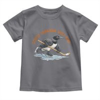 Stupid Canadian Wolf Bird Toddler T Shirt Funny Romance Hockey Fan LGBTQ+