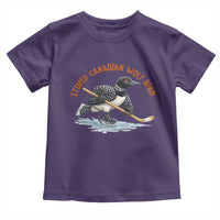 Stupid Canadian Wolf Bird Toddler T Shirt Funny Romance Hockey Fan LGBTQ+