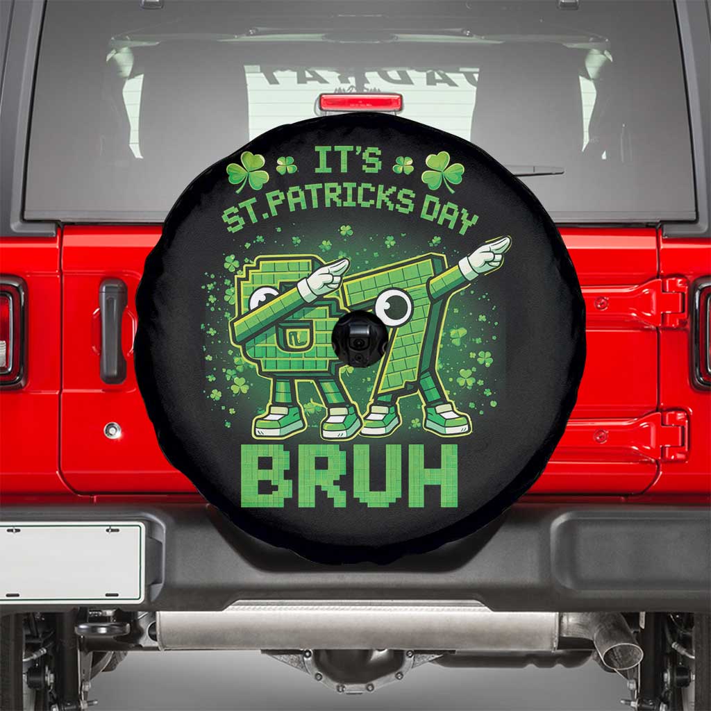 Its St Patricks Day 67 Bruh Spare Tire Cover Funny Shamrock Six Seven 6 7 Meme Gen Alpha