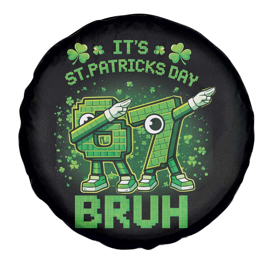 Its St Patricks Day 67 Bruh Spare Tire Cover Funny Shamrock Six Seven 6 7 Meme Gen Alpha