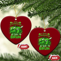 Its St Patricks Day 67 Bruh Ceramic Ornament Funny Shamrock Six Seven 6 7 Meme Gen Alpha