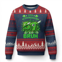Its St Patricks Day 67 Bruh Ugly Christmas Sweater Funny Shamrock Six Seven 6 7 Meme Gen Alpha