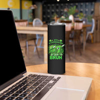 Its St Patricks Day 67 Bruh Skinny Tumbler Funny Shamrock Six Seven 6 7 Meme Gen Alpha