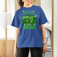 Its St Patricks Day 67 Bruh T Shirt For Women Funny Shamrock Six Seven 6 7 Meme Gen Alpha