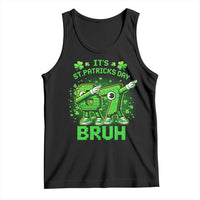 Its St Patricks Day 67 Bruh Tank Top Funny Shamrock Six Seven 6 7 Meme Gen Alpha
