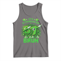 Its St Patricks Day 67 Bruh Tank Top Funny Shamrock Six Seven 6 7 Meme Gen Alpha