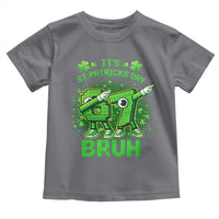 Its St Patricks Day 67 Bruh Toddler T Shirt Funny Shamrock Six Seven 6 7 Meme Gen Alpha