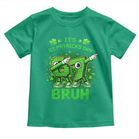 Its St Patricks Day 67 Bruh Toddler T Shirt Funny Shamrock Six Seven 6 7 Meme Gen Alpha