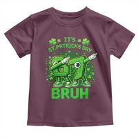 Its St Patricks Day 67 Bruh Toddler T Shirt Funny Shamrock Six Seven 6 7 Meme Gen Alpha