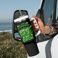 Its St Patricks Day 67 Bruh Tumbler With Handle Funny Shamrock Six Seven 6 7 Meme Gen Alpha