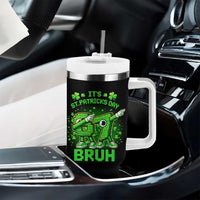 Its St Patricks Day 67 Bruh Tumbler With Handle Funny Shamrock Six Seven 6 7 Meme Gen Alpha