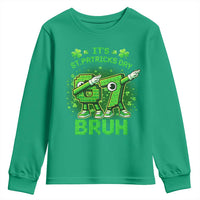 Its St Patricks Day 67 Bruh Youth Sweatshirt Funny Shamrock Six Seven 6 7 Meme Gen Alpha