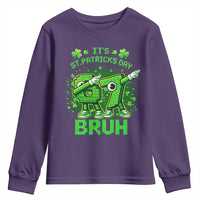 Its St Patricks Day 67 Bruh Youth Sweatshirt Funny Shamrock Six Seven 6 7 Meme Gen Alpha