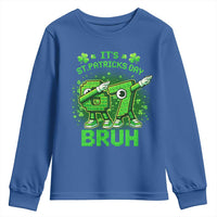 Its St Patricks Day 67 Bruh Youth Sweatshirt Funny Shamrock Six Seven 6 7 Meme Gen Alpha
