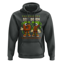 Six Seven Brainrot Italian Funny 67 Hoodie Checkered Kids Gaming Meme