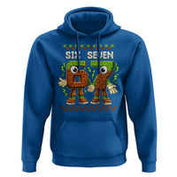 Six Seven Brainrot Italian Funny 67 Hoodie Checkered Kids Gaming Meme