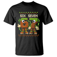 Six Seven Brainrot Italian Funny 67 T Shirt Checkered Kids Gaming Meme