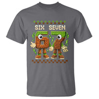Six Seven Brainrot Italian Funny 67 T Shirt Checkered Kids Gaming Meme