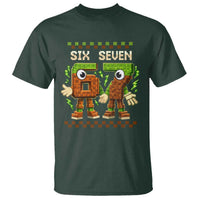 Six Seven Brainrot Italian Funny 67 T Shirt Checkered Kids Gaming Meme