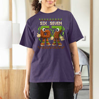 Six Seven Brainrot Italian Funny 67 T Shirt For Women Checkered Kids Gaming Meme
