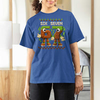 Six Seven Brainrot Italian Funny 67 T Shirt For Women Checkered Kids Gaming Meme