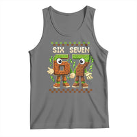 Six Seven Brainrot Italian Funny 67 Tank Top Checkered Kids Gaming Meme