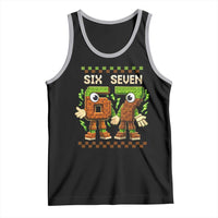 Six Seven Brainrot Italian Funny 67 Tank Top Checkered Kids Gaming Meme