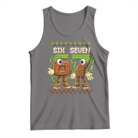Six Seven Brainrot Italian Funny 67 Tank Top Checkered Kids Gaming Meme