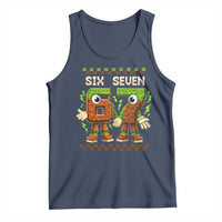 Six Seven Brainrot Italian Funny 67 Tank Top Checkered Kids Gaming Meme
