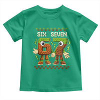 Six Seven Brainrot Italian Funny 67 Toddler T Shirt Checkered Kids Gaming Meme