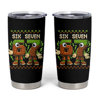 Six Seven Brainrot Italian Funny 67 Tumbler Cup Checkered Kids Gaming Meme