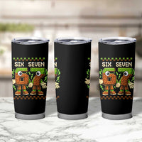 Six Seven Brainrot Italian Funny 67 Tumbler Cup Checkered Kids Gaming Meme